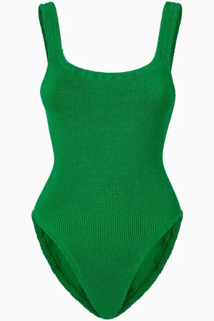 Hunza G Square Neck One-Piece Swimsuit