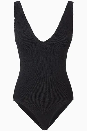 Hunza G Sadie One-piece Swimsuit in Crinkle Stretch Nylon