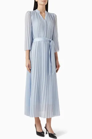 Karl Lagerfeld Pleated Maxi Dress
