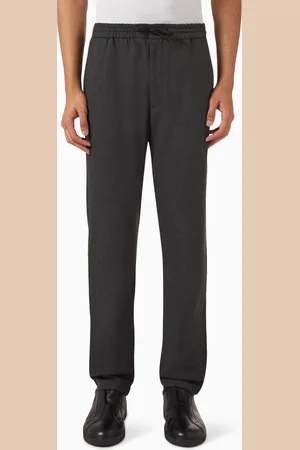 Les Deux Como Herringbone Tapered Pants in Viscose-blend