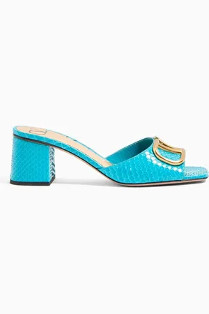 VALENTINO GARAVANI VLOGO Signature 60 Sandals in Python Leather