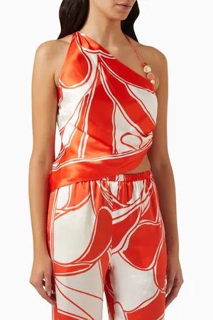 SIR Ramona Asymmetric Top in Silk