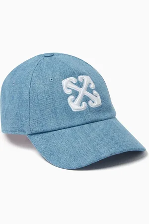 OFF-WHITE Arrow Baseball Cap in Denim