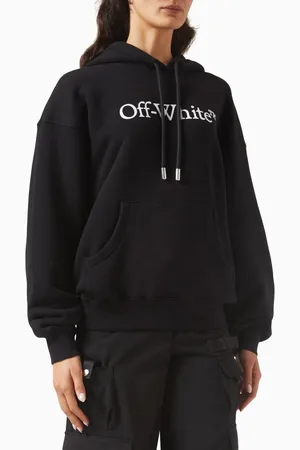 OFF-WHITE Big Bookish Skate Hoodie in Cotton