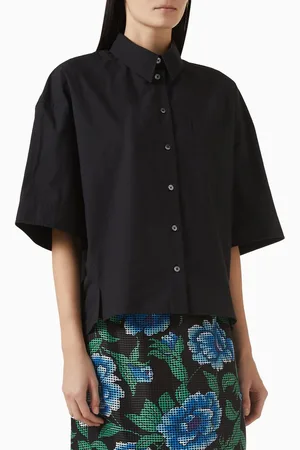 Kenzo Oversized Cocoon Shirt in Cotton