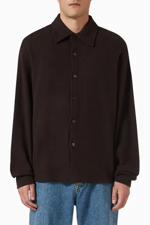 OUR LEGACY Recovery Shirt in Cotton Jersey Fleece