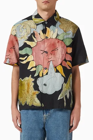 OUR LEGACY Box Shirt in Linen-cotton Blend