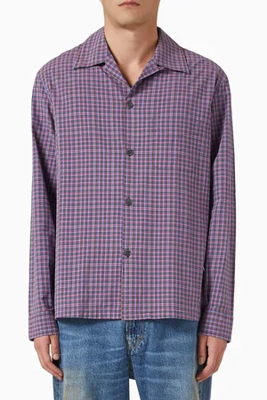 OUR LEGACY Heusen Check Shirt in Cotton