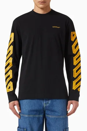 OFF-WHITE Tape Arrow Skate T-shirt in Cotton