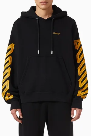 OFF-WHITE Tape Arrow Skate Hoodie in Cotton