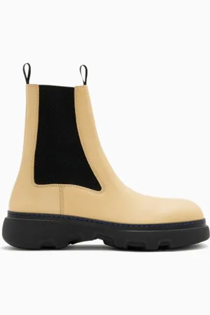Burberry Creeper Chelsea Boots in Leather