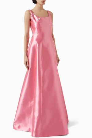 Nihan Peker Elodie Gown in Mikado