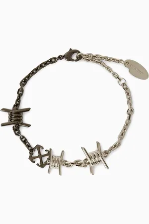 OFF-WHITE Barbed Wire Bracelet in -tone Brass