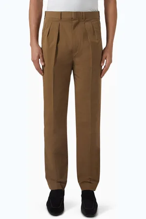 Tom Ford Double-pleated Pants in Cotton-silk Blend