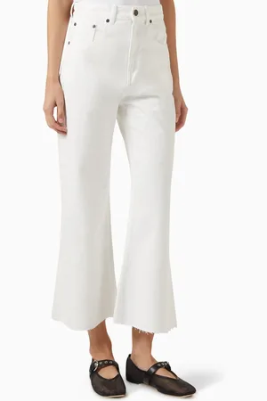 Victoria Beckham Victoria Wide-leg Jeans in Denim
