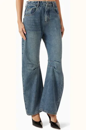 Wynn Hamlyn Darted Leg Jeans in Denim