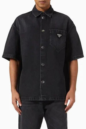 Prada Washed Shirt in Denim