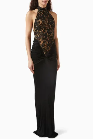 Ilkyaz Ozel Cass Halterneck Gown