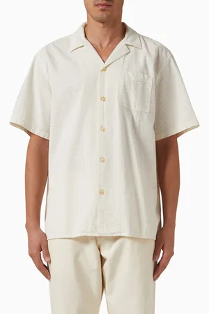 Foret Hush Shirt in Seersucker Fabric