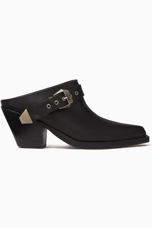 SONORA Leon 60 Belt Mules in Leather