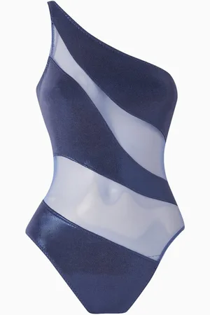 Norma Kamali Snake Mesh Mio One-piece Swimsuit