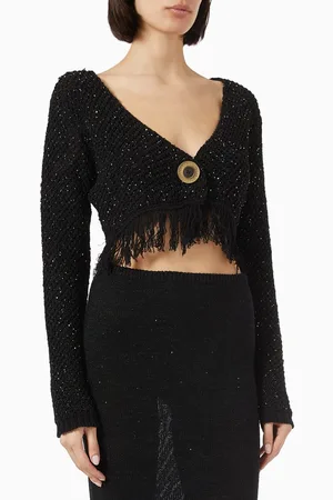 Asta Resort Grace Sequinned Cardigan in Knit