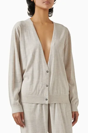 12 STOREEZ Button Cardigan in Merino Wool
