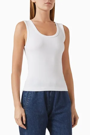 ENZA COSTA Supima U Tank Top in Cotton