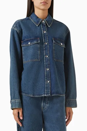 ANINE BING Paxton Shirt in Denim