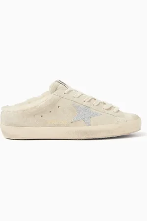 Golden Goose Super-Star Sabot Sneakers in Suede