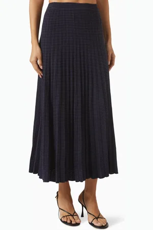 RAG&BONE Eloise Pleated Midi Skirt