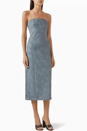RAG&BONE Jasmine Midi Dress in Denim