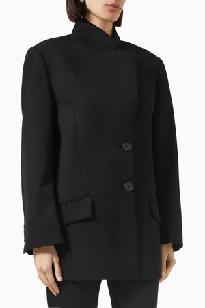 The Attico Single-breasted Blazer in Virgin Wool