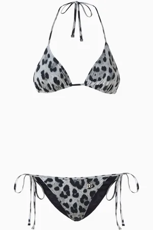 Dolce & Gabbana Leopard-print Bikini Set