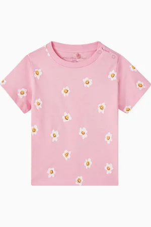 Stella McCartney All-over Floral Print T-shirt in Cotton