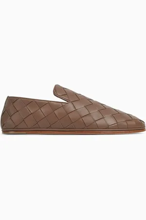 Bottega Veneta Sunday Padded Mule Sandals in Intrecciato Leather