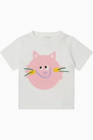Stella McCartney Cat Graphic-print T-shirt in Cotton