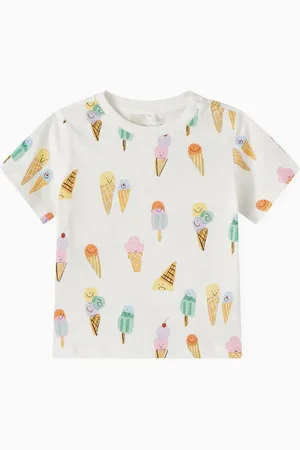 Stella McCartney All-over Ice Cream Graphic-print T-shirt in Cotton