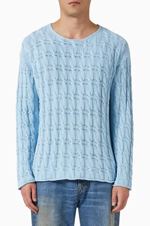 OUR LEGACY Cable-knit Pullover in Cotton