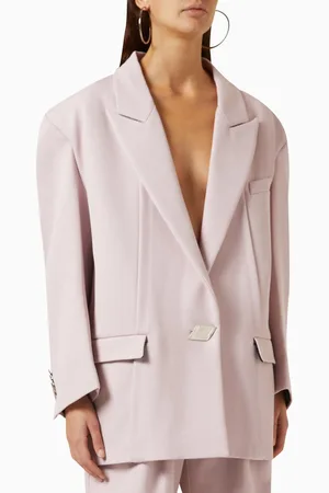 The Attico Oversized Tailored Blazer in Wool-blend
