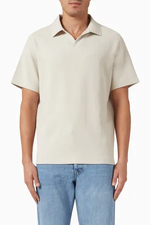 Frame Short-sleeve Polo Shirt in Jacquard