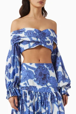 ALEXIS Trisha Crop Top in Rayon-blend