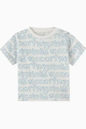 Stella McCartney Monogram Graphic-print T-shirt in Cotton