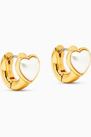 Kate Spade Heart Huggie Earrings