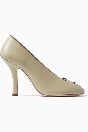 Burberry Baby Zip 100 Pumps in Leather