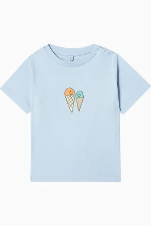 Stella McCartney Ice Cream Cones Graphic-print T-shirt in Cotton
