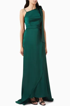 Amri Floral-applique Maxi Dress
