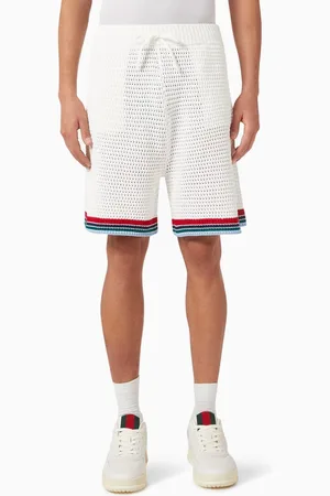 Casablanca Gothic Shorts in Cotton-crochet
