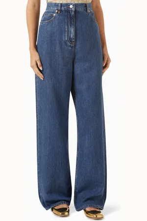 VALENTINO GARAVANI High-rise Wide-leg Jeans
