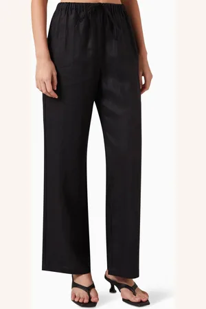 Reformation Olina Drawstring Pants in Linen